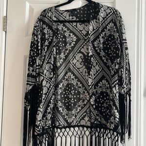Forever 21 fringe vest